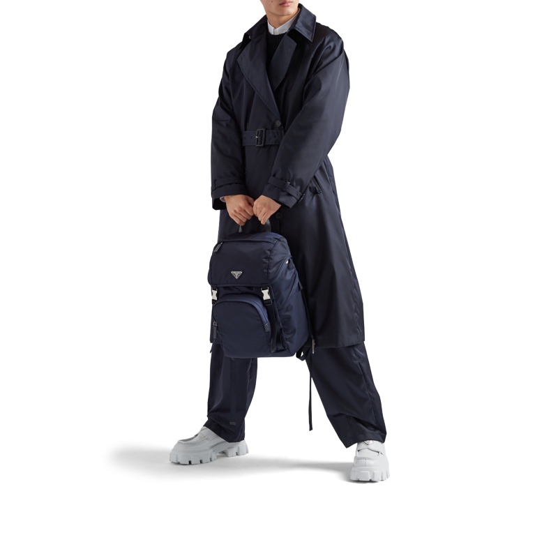 Prada 男士 徽標雙肩包均碼碼27cm*17cm*45cm-7