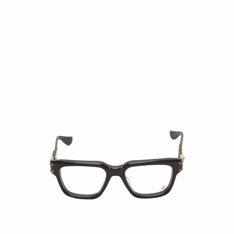 Chrome Hearts 男士 全框平光鏡53碼橋寬: 2cm; 鏡腿長: 15cm; 鏡片直徑: 5.3cm-3