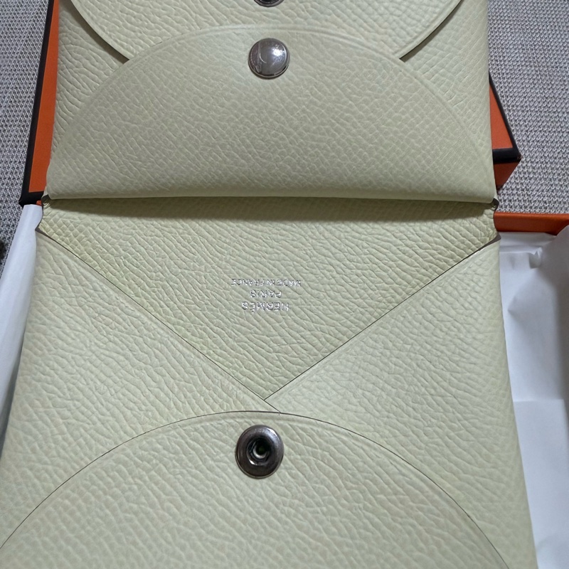 Hermès Calvi Duo Calvi duo 米爾頓黃 Jaune Milton W刻-1