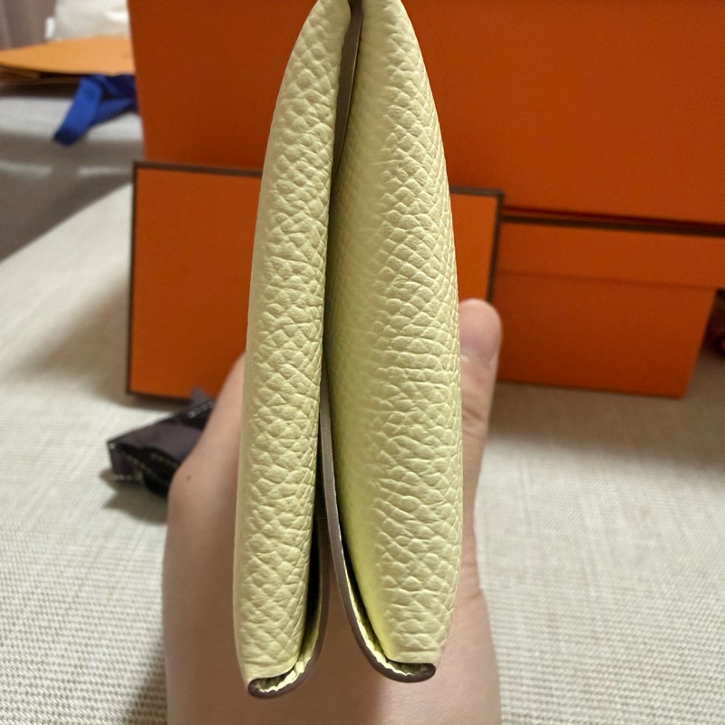 Hermès Calvi Duo Calvi duo 米爾頓黃 Jaune Milton W刻-3