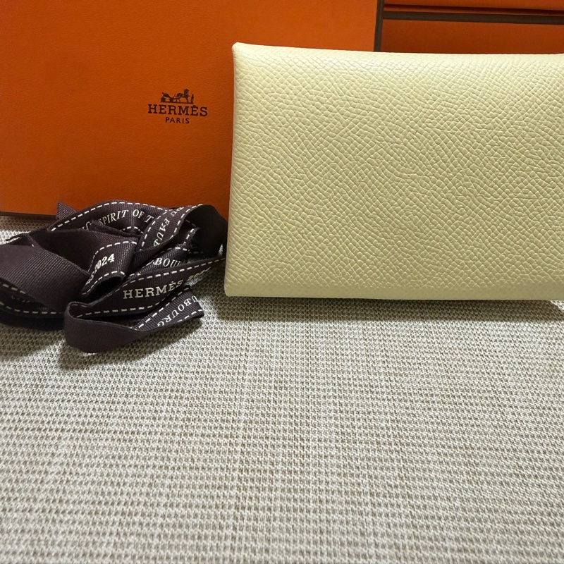 Hermès Calvi Duo Calvi duo 米爾頓黃 Jaune Milton W刻-4