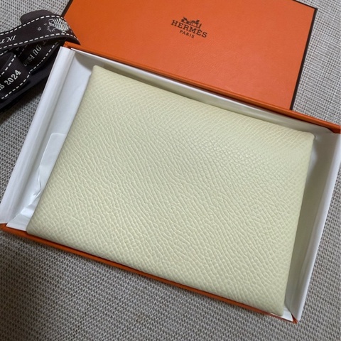 Hermès Calvi Duo Calvi duo 米爾頓黃 Jaune Milton W刻