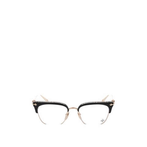 Chrome Hearts 男士 徽標平光鏡均碼碼眼鏡：鏡腿長：14.8 CM、鏡片直徑：5.4 CM、橋寬：1.9 CM