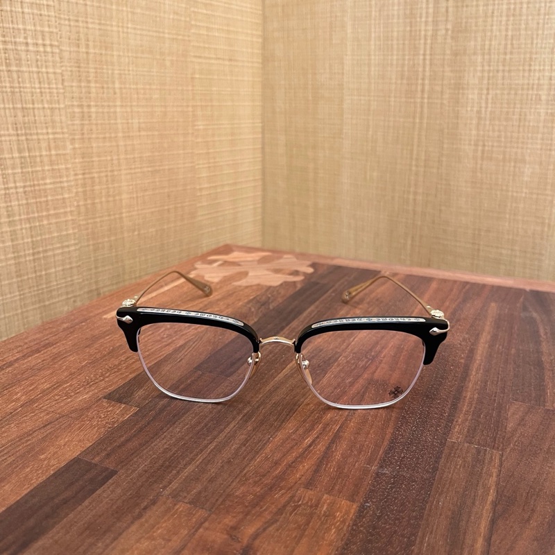 Chrome Hearts 男士 徽標平光鏡均碼碼眼鏡：鏡腿長：14.8 CM、鏡片直徑：5.4 CM、橋寬：1.9 CM-2