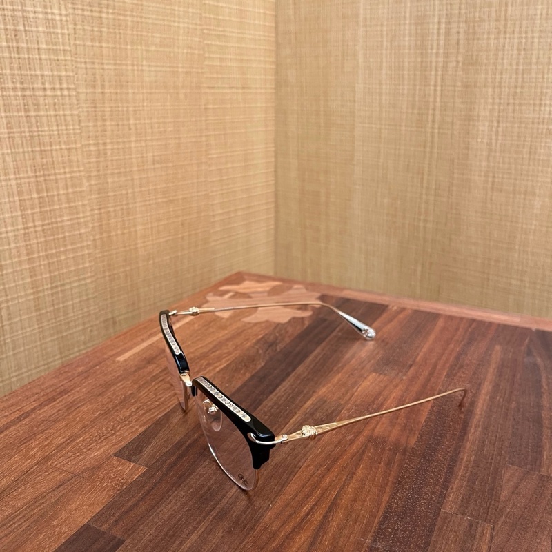 Chrome Hearts 男士 徽標平光鏡均碼碼眼鏡：鏡腿長：14.8 CM、鏡片直徑：5.4 CM、橋寬：1.9 CM-3