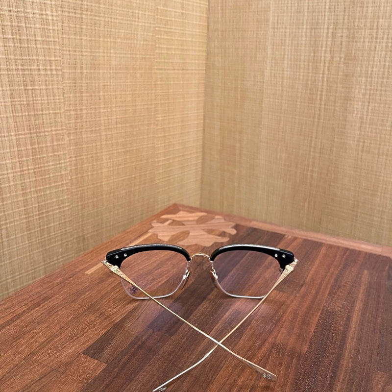 Chrome Hearts 男士 徽標平光鏡均碼碼眼鏡：鏡腿長：14.8 CM、鏡片直徑：5.4 CM、橋寬：1.9 CM-4