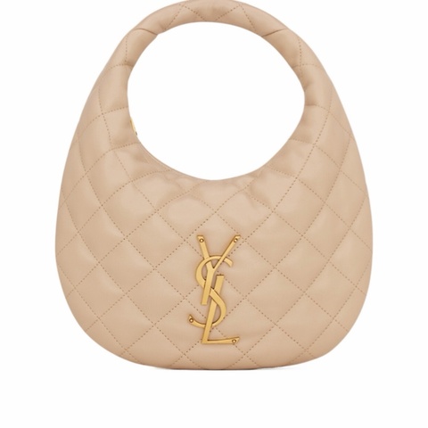 Saint Laurent 女士 ICARINO絎縫納帕皮革手袋均碼碼