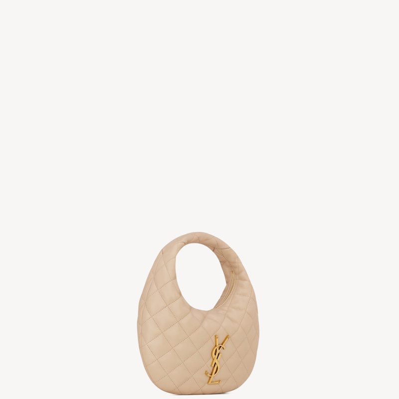 Saint Laurent 女士 ICARINO絎縫納帕皮革手袋均碼碼-1