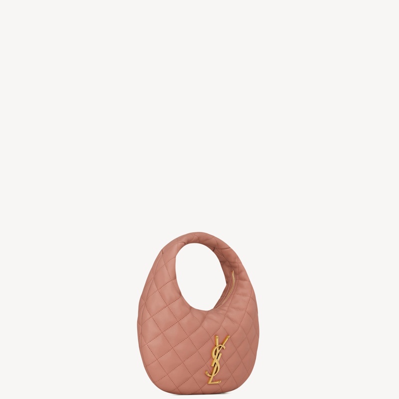 Saint Laurent 女士 ICARINO絎縫納帕皮革手袋均碼碼-3