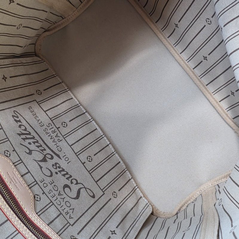 母親節降價  二手Louis Vuitton LV 原花neverfull MM中款 購物包 肩背包-3