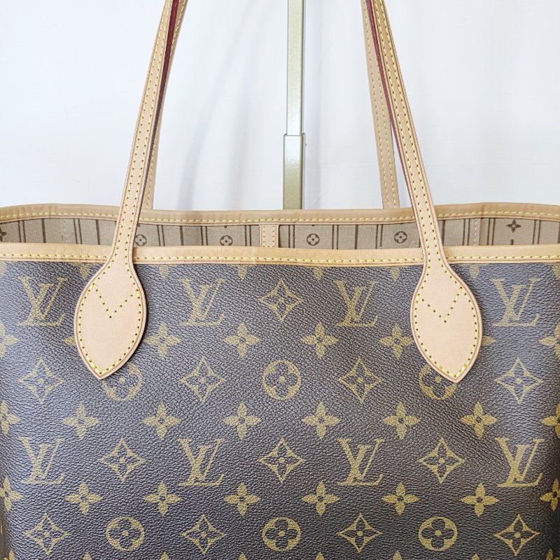 母親節降價  二手Louis Vuitton LV 原花neverfull MM中款 購物包 肩背包-14
