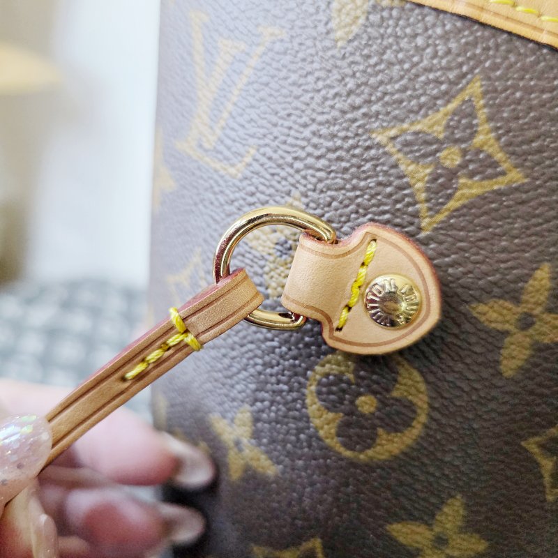 母親節降價  二手Louis Vuitton LV 原花neverfull MM中款 購物包 肩背包-16