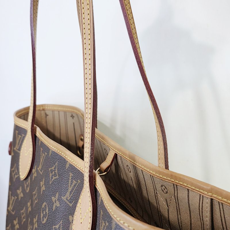 母親節降價  二手Louis Vuitton LV 原花neverfull MM中款 購物包 肩背包-23