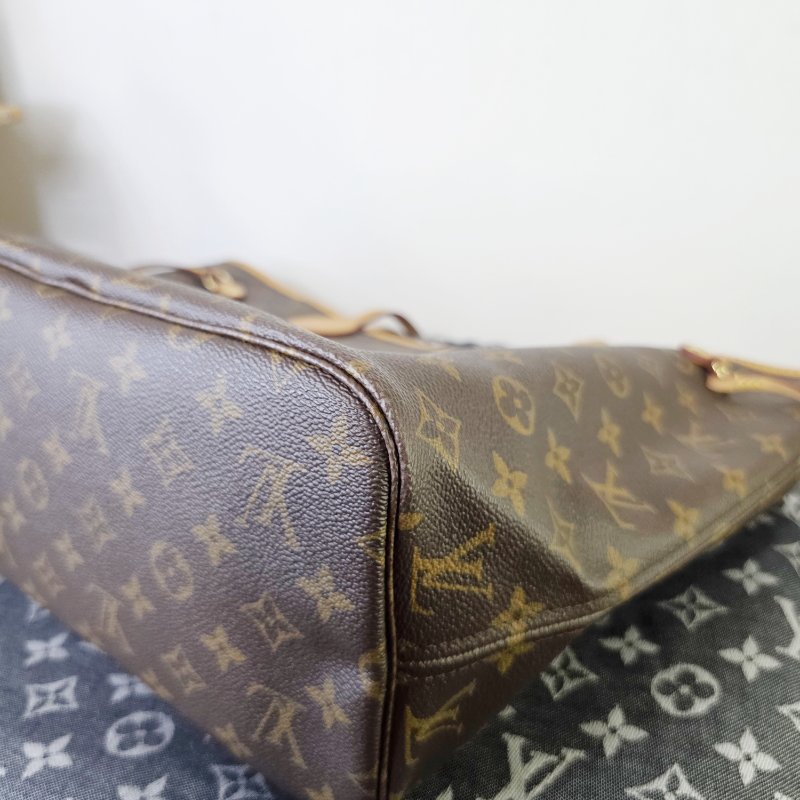 母親節降價  二手Louis Vuitton LV 原花neverfull MM中款 購物包 肩背包-28