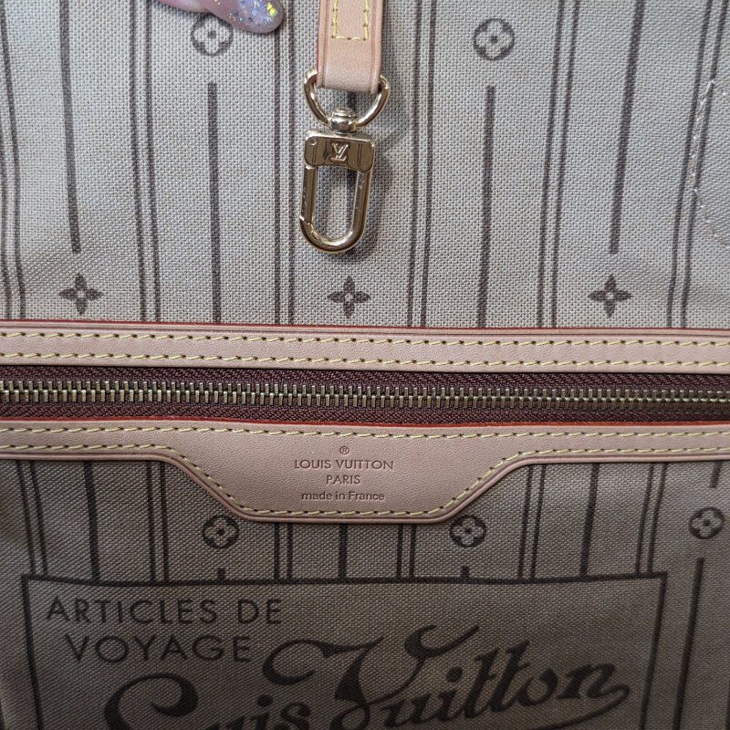 母親節降價  二手Louis Vuitton LV 原花neverfull MM中款 購物包 肩背包-31