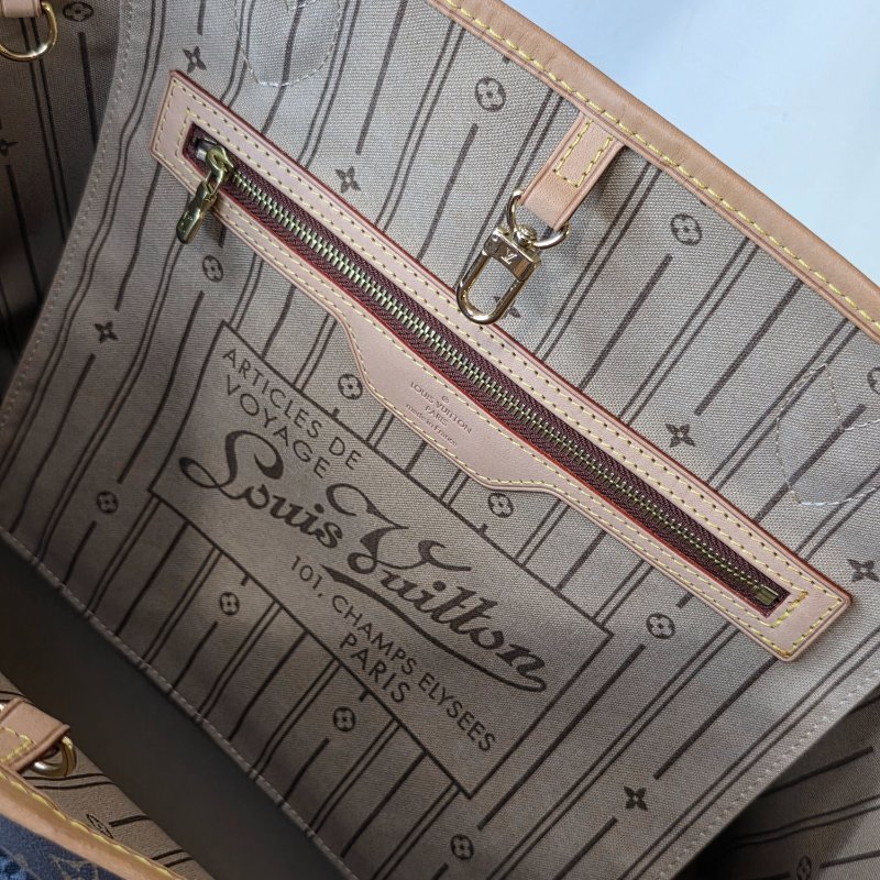 母親節降價  二手Louis Vuitton LV 原花neverfull MM中款 購物包 肩背包-32