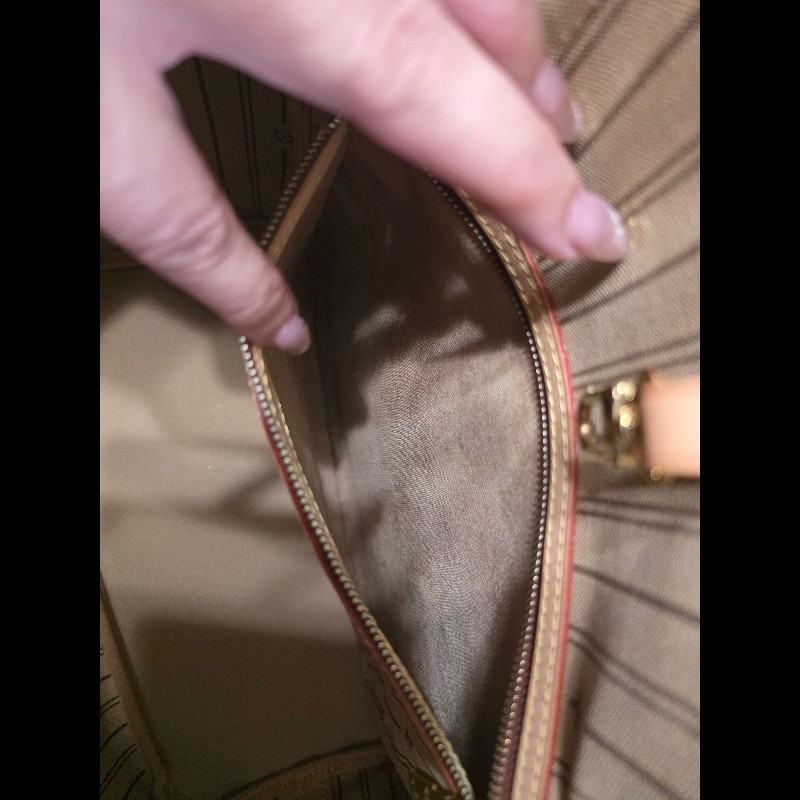 母親節降價  二手Louis Vuitton LV 原花neverfull MM中款 購物包 肩背包-37