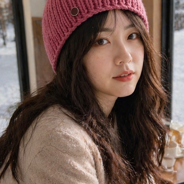 Hermès 愛馬仕 女款毛帽 玫瑰粉 Cashmere 羊毛 顯白必收-3