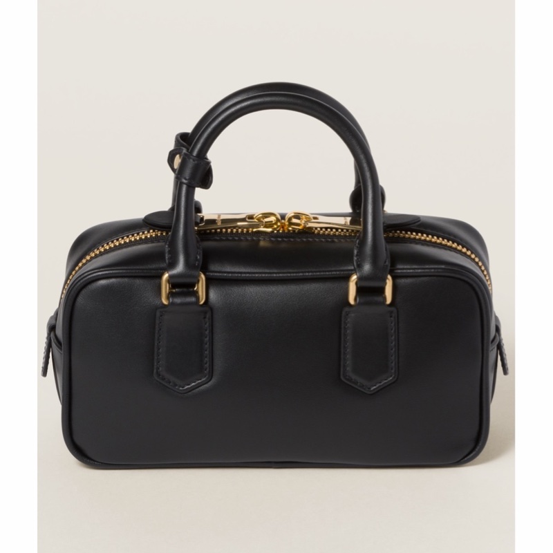 Miu Miu 女士 Arcadie小號徽標圖案單肩包均碼碼小號、22cm*7.5cm*10.5cm-1