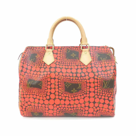 路易威登 Monogram Town（草間彌生）Speedy 30cm M40693 波士頓包