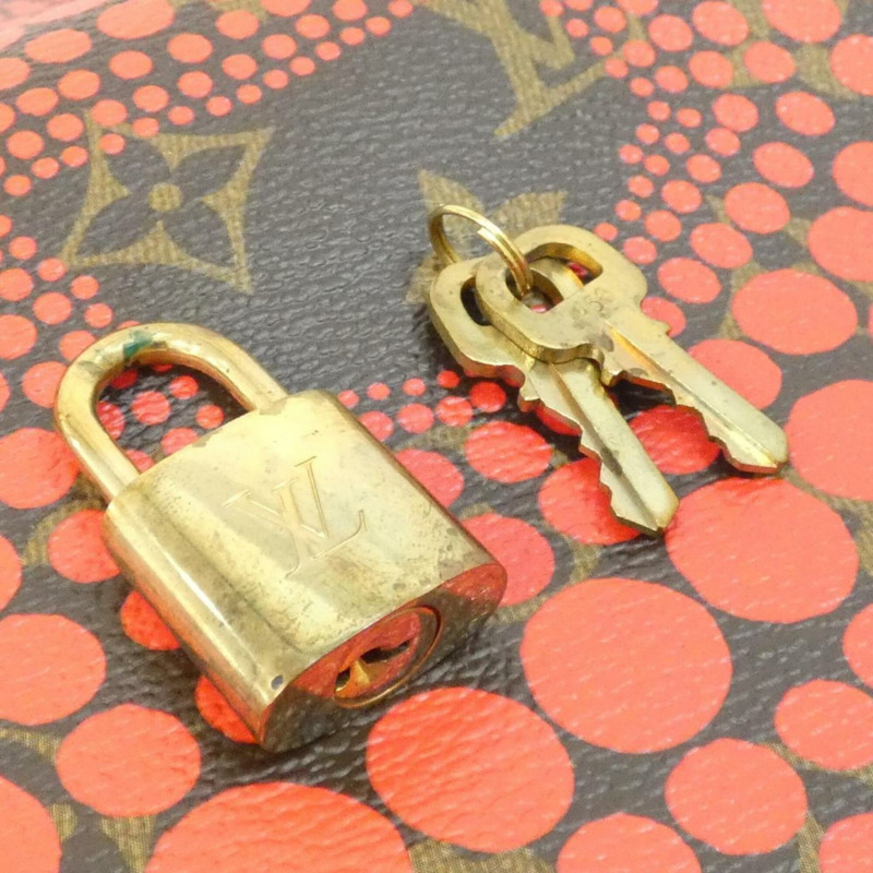 路易威登 Monogram Town（草間彌生）Speedy 30cm M40693 波士頓包-2