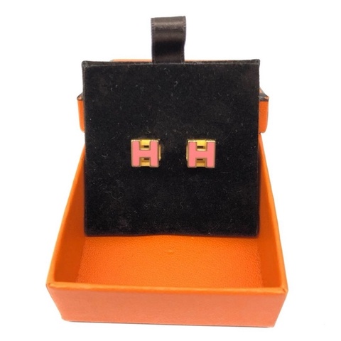 Hermès  愛馬仕·H型方型耳釘