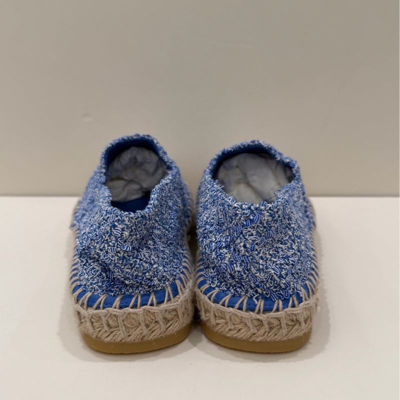 CHANEL 香奈兒漁夫鞋 藍白 38碼   99新-3