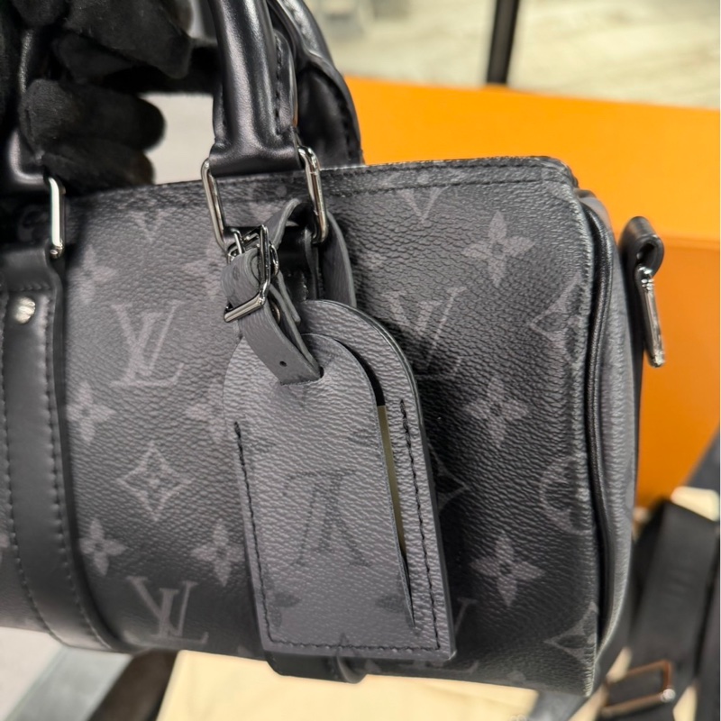 近全新🌟Louis Vuitton Keepall 25黑老花｜Classic Trend CT精品｜台北東區實體-1