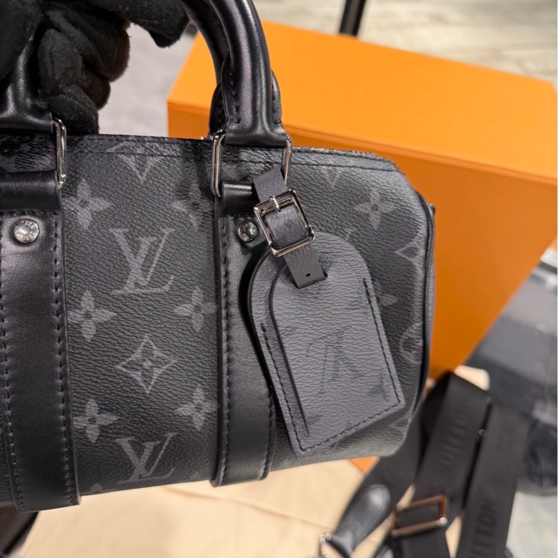 近全新🌟Louis Vuitton Keepall 25黑老花｜Classic Trend CT精品｜台北東區實體-2