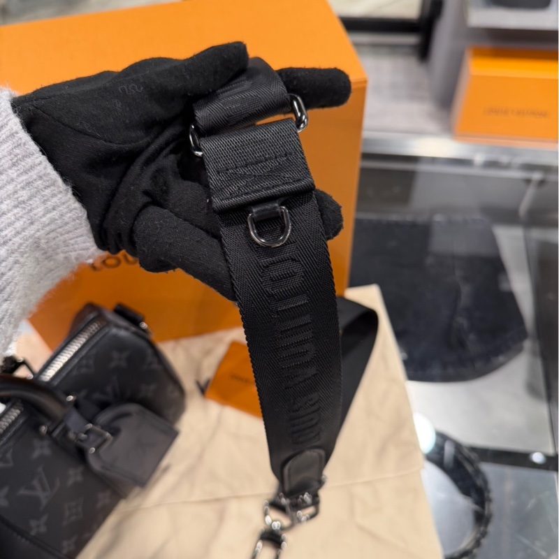 近全新🌟Louis Vuitton Keepall 25黑老花｜Classic Trend CT精品｜台北東區實體-7