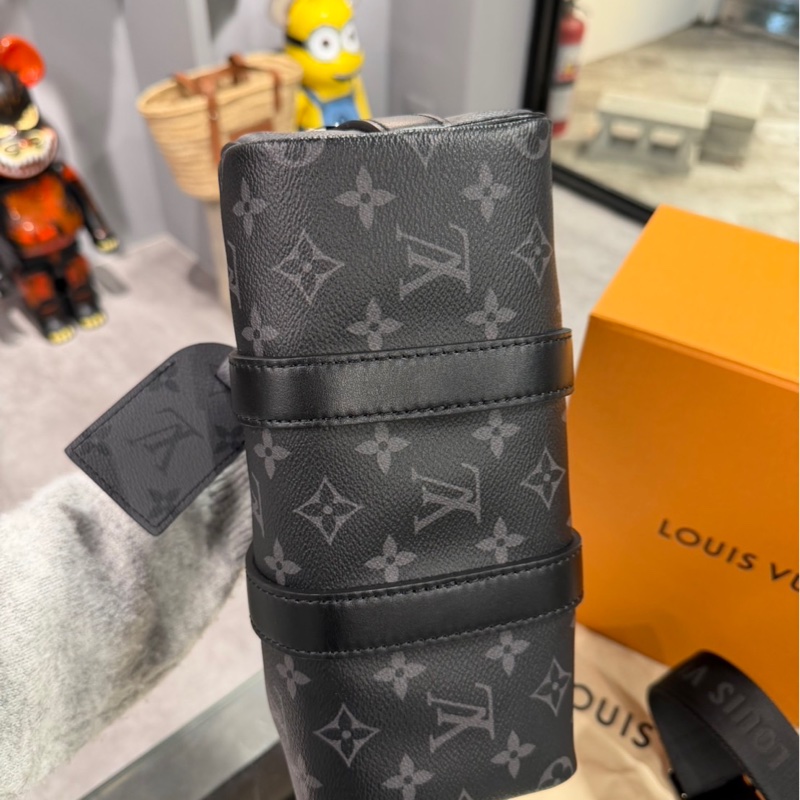 近全新🌟Louis Vuitton Keepall 25黑老花｜Classic Trend CT精品｜台北東區實體-8