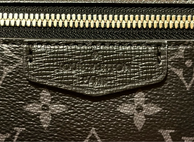 😱這個必買 LV 路易威登 Louis Vuitton 黑老花拼接皮革腰包 胸包-2