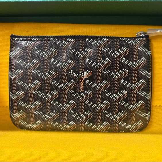Goyard 零錢包 日本購入 購證-7