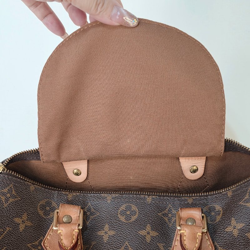母親節特惠 Louis Vuitton LV原花 Speedy30 明星人手一顆 /母親節活動 贈精美可調式斜背帶-38