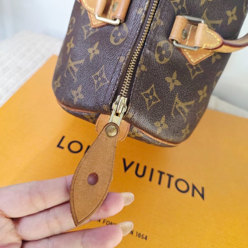 母親節特惠 Louis Vuitton LV原花 Speedy30 明星人手一顆 /母親節活動 贈精美可調式斜背帶-40