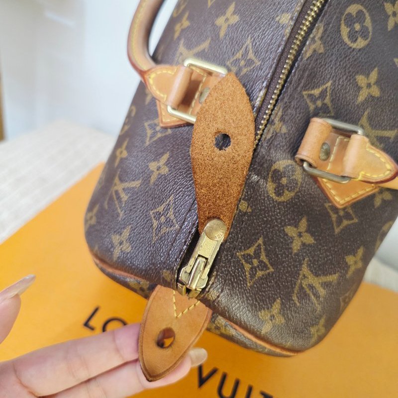 母親節特惠 Louis Vuitton LV原花 Speedy30 明星人手一顆 /母親節活動 贈精美可調式斜背帶-41