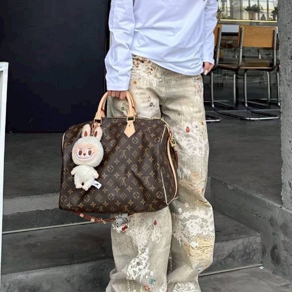 母親節特惠 Louis Vuitton LV原花 Speedy30 明星人手一顆 /母親節活動 贈精美可調式斜背帶-52