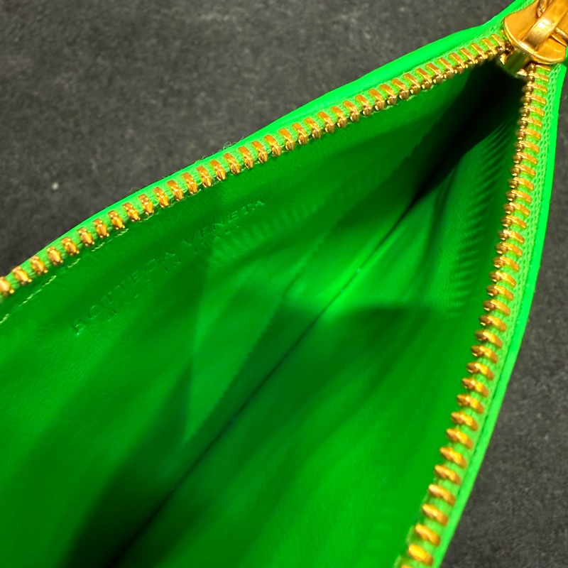 BV綠羊皮編織零錢包-13