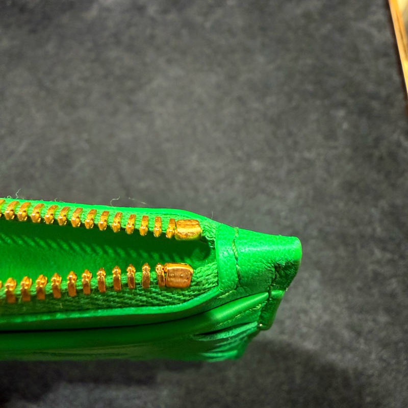 BV綠羊皮編織零錢包-19