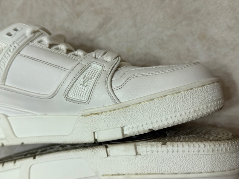 LV trainer 全白配色球鞋 運動鞋 女生38.5-39可穿-9