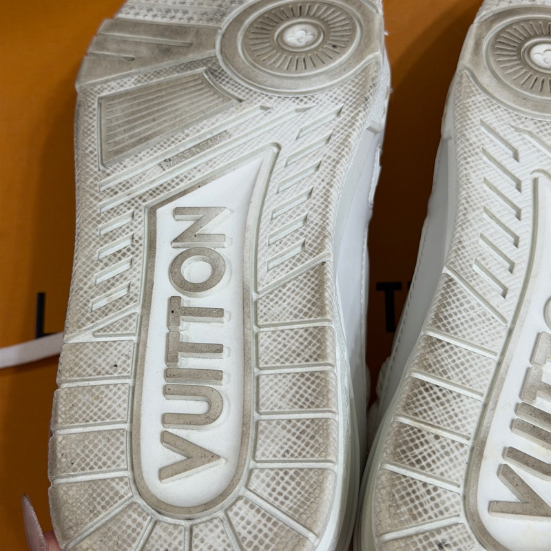 LV trainer 全白配色球鞋 運動鞋 女生38.5-39可穿-23