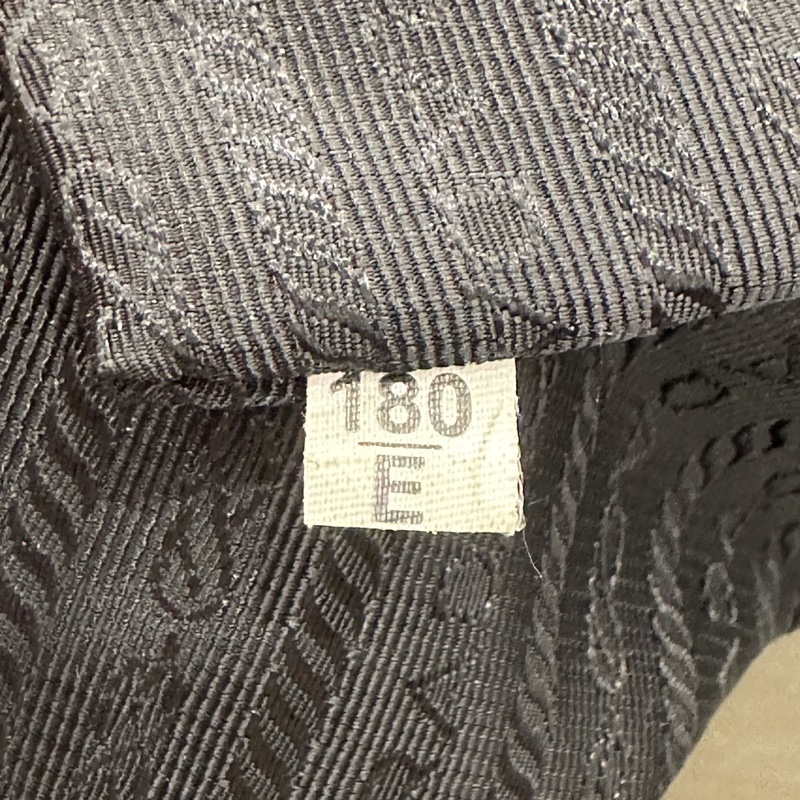 Prada普拉達 黑銀三角標logo灰綠色單肩包斜挎包29cm 🈚附件-6