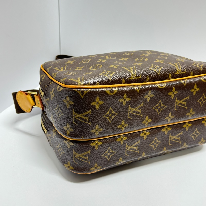 【經典永存🎻】 LV 經典老花 雙層記者包/相機包 （專櫃10.3萬）-20