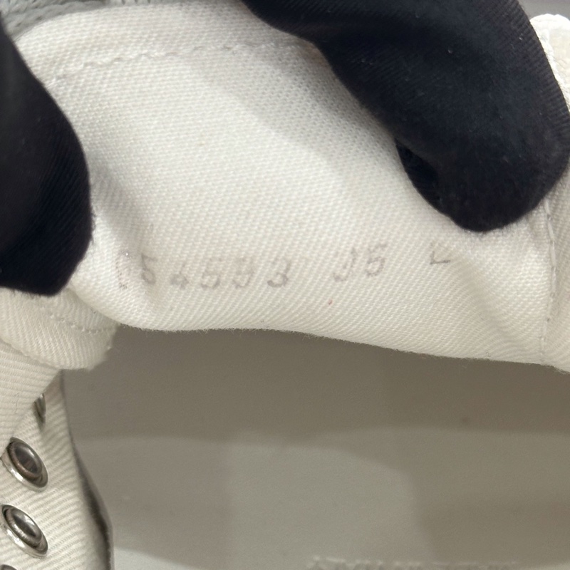 閒置未使用Alexander McQueen亞歷山大麥昆 Deck側面浮雕字母logo女款粉白拼色運動鞋球鞋休-7