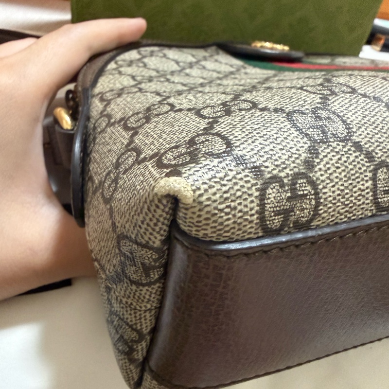 Gucci Ophidia GG Supreme 貝殼包 半月包 斜背包 附盒購證防塵袋-7