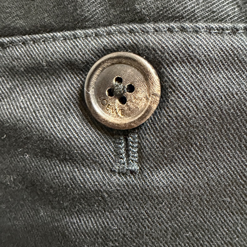Loewe 黑色工裝褲-3
