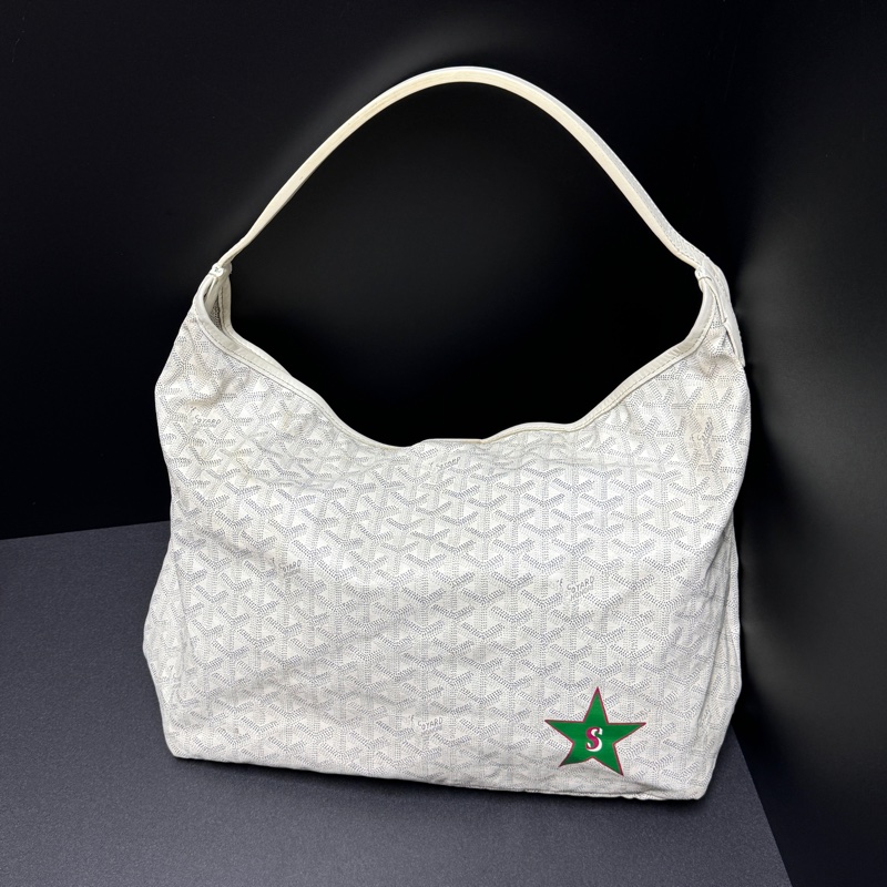 【全球斷貨極限量🔒】 Goyard Hobo 經典白 肩背腋下包 （代購13萬多）-5
