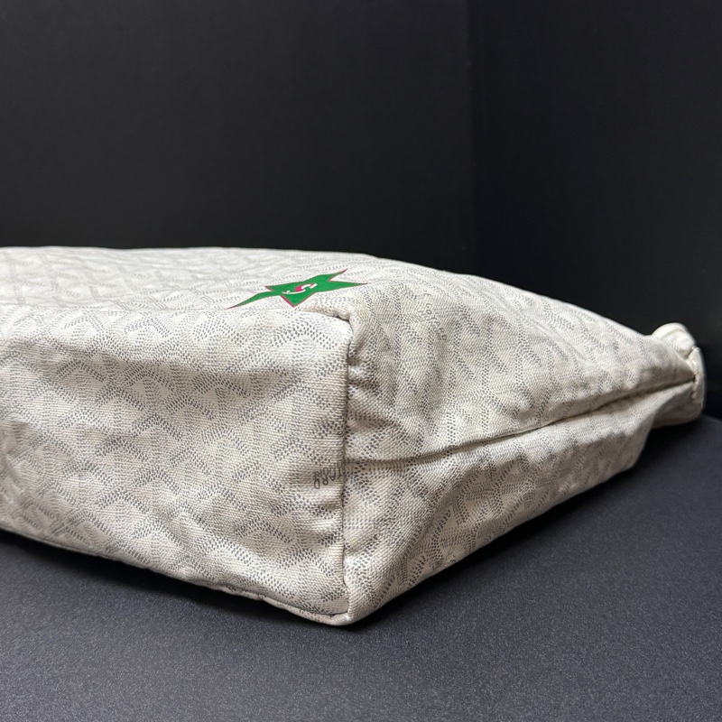 【全球斷貨極限量🔒】 Goyard Hobo 經典白 肩背腋下包 （代購13萬多）-8