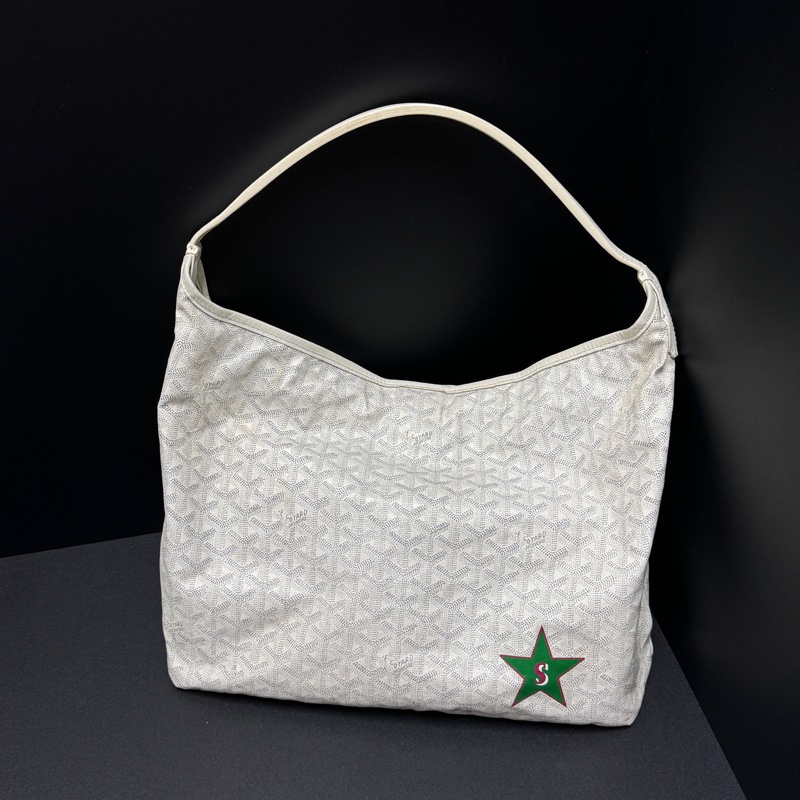 【全球斷貨極限量🔒】 Goyard Hobo 經典白 肩背腋下包 (代購13萬多)-5