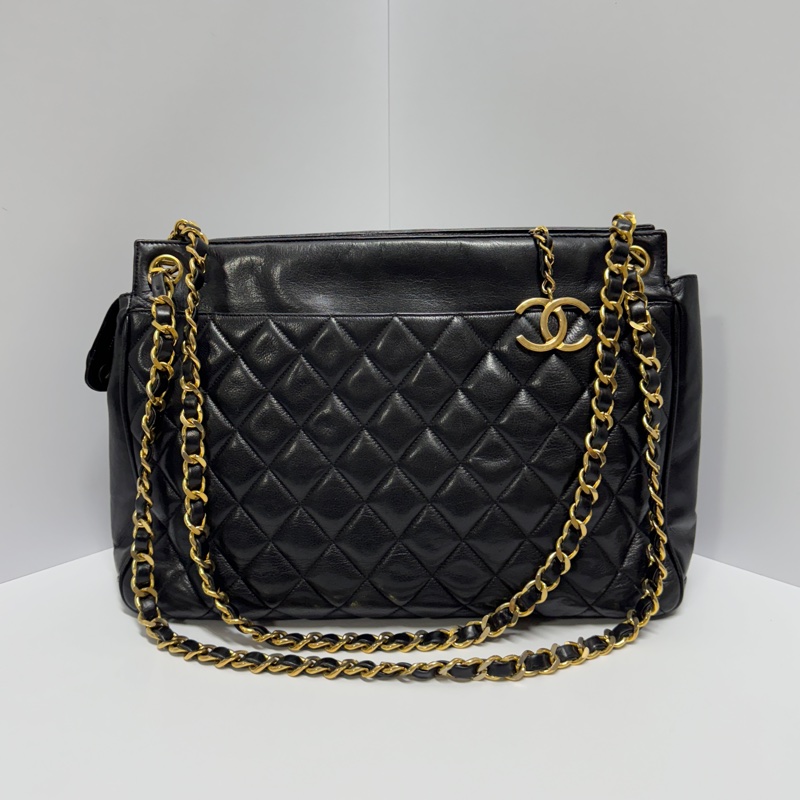 【超級新🆕】 Chanel 黑金羊皮 軟嫩Q彈🤤 經典肩背包 （專櫃23.7萬）-5